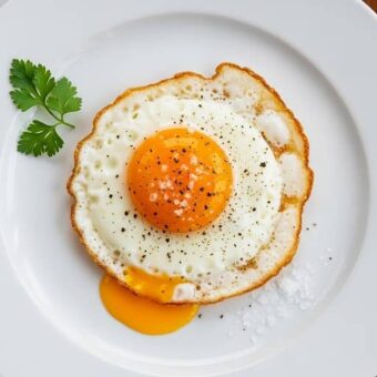 A fried egg